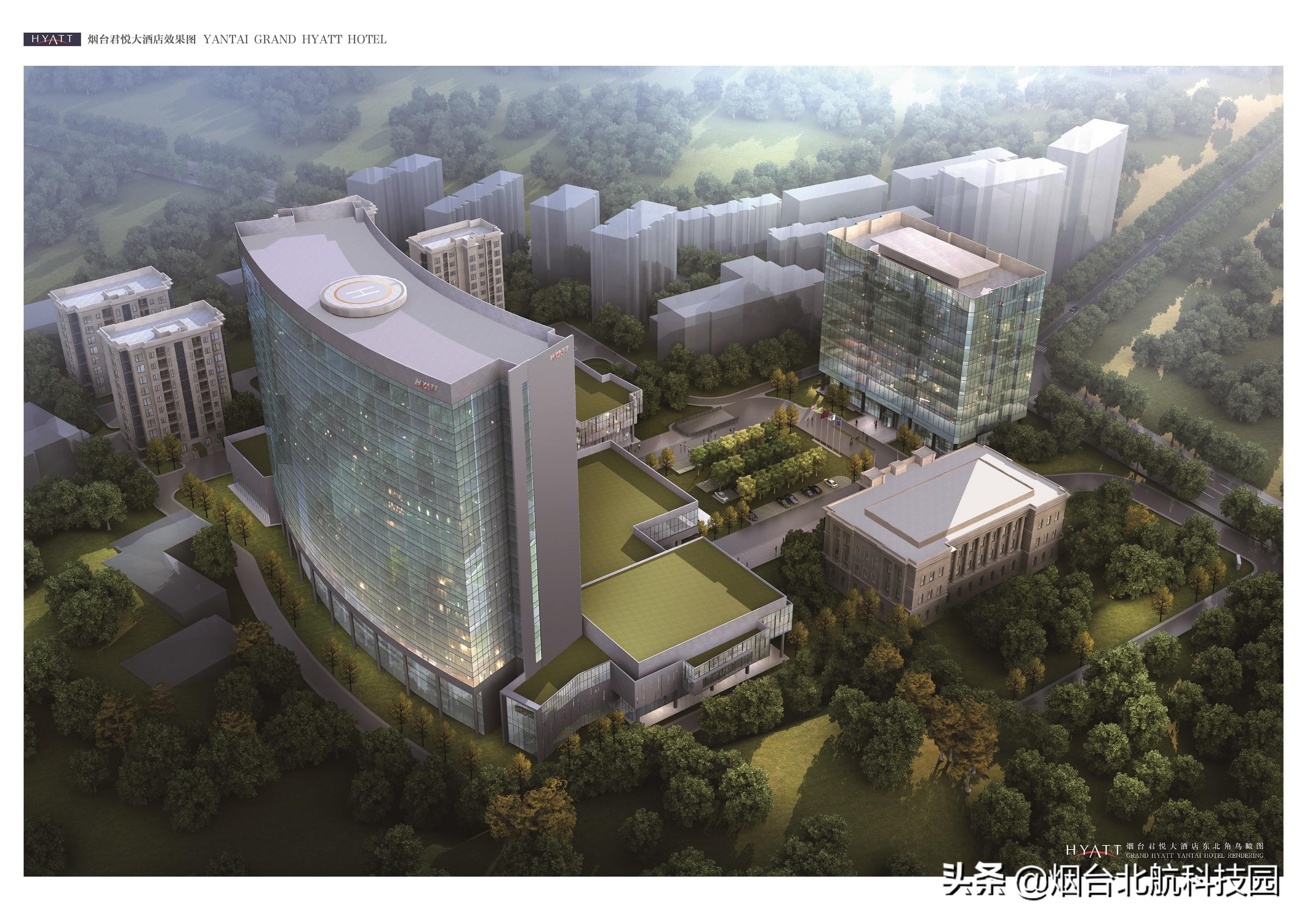 2018年8月8日下午烟台君悦大酒店拆除重建