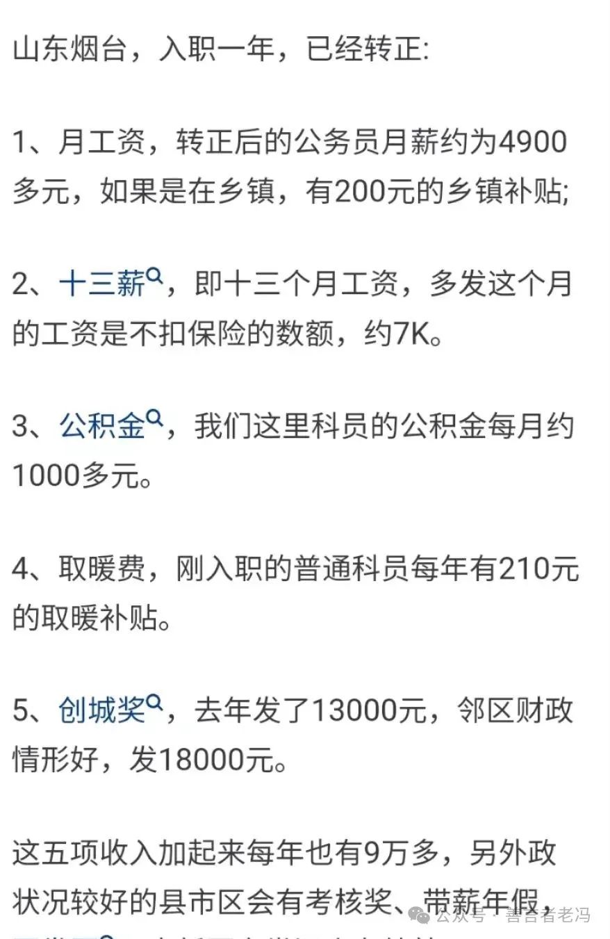公务员职业的优势在于工资待遇的稳定性