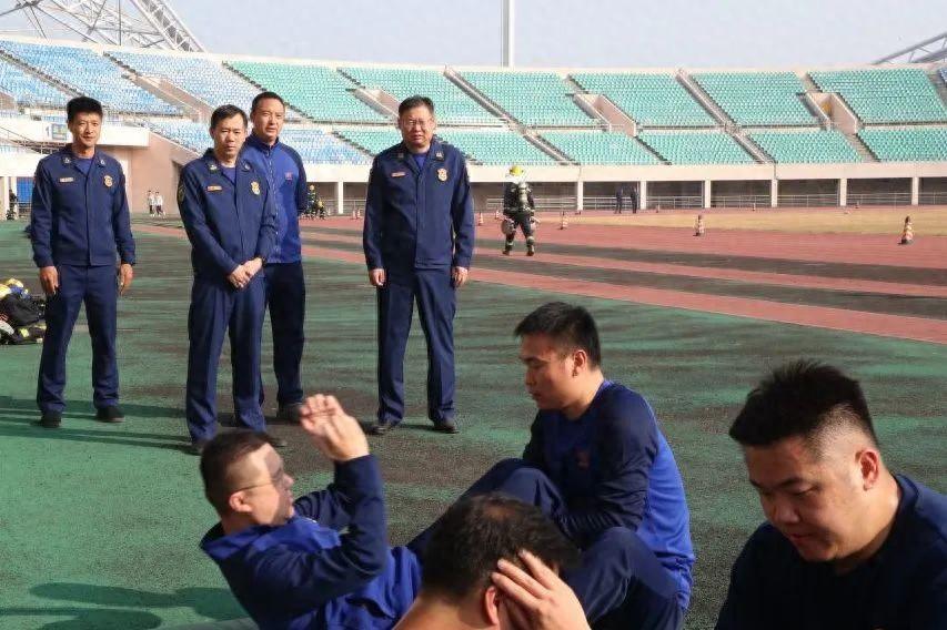 烟台市消防救援支队开展2023年度执勤岗位练兵全员达标考核活动