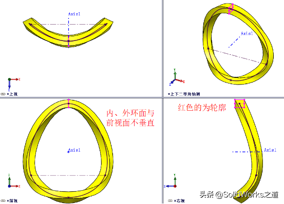 _sw掃描輪廓和路徑的關系_sw圓形輪廓掃描