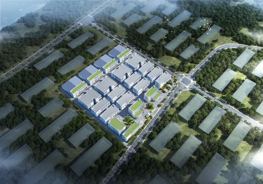 多层钢构厂房 赣州·章贡区汽车配套产业园--生态一充满生机的生态绿洲