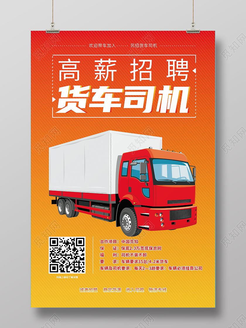 2016年烟台市福山区招聘C1证货车驾驶员公告