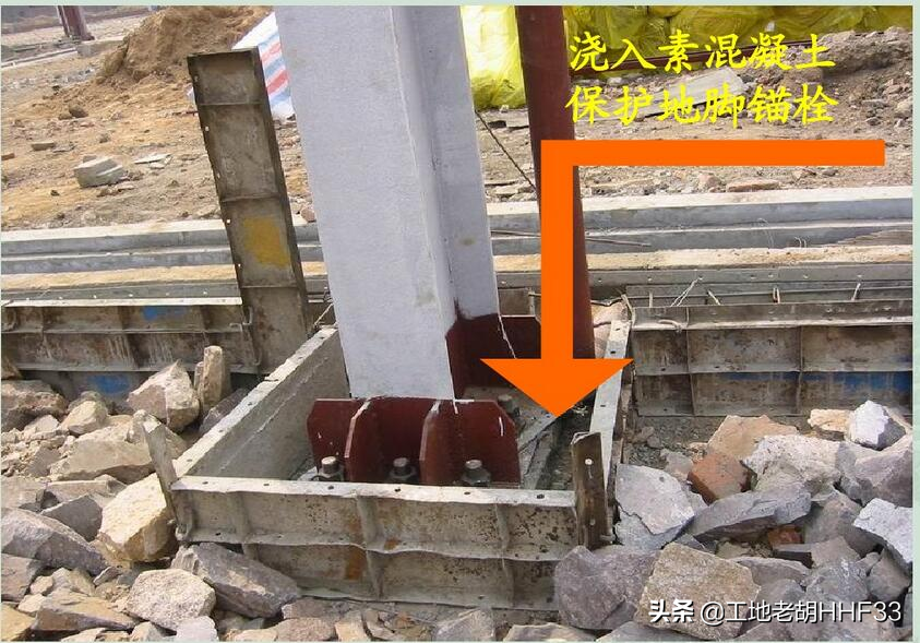 钢结构地脚螺栓的设计_钢结构地脚螺栓标高规范_钢结构地脚螺栓长度