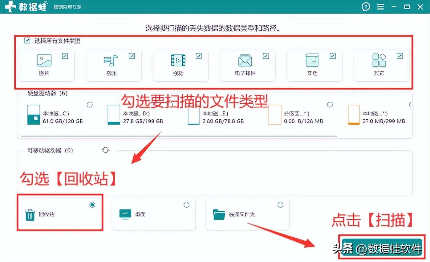 清空回收站文件恢复_回收站清空数据恢复软件_恢复回收站清空的文件软件