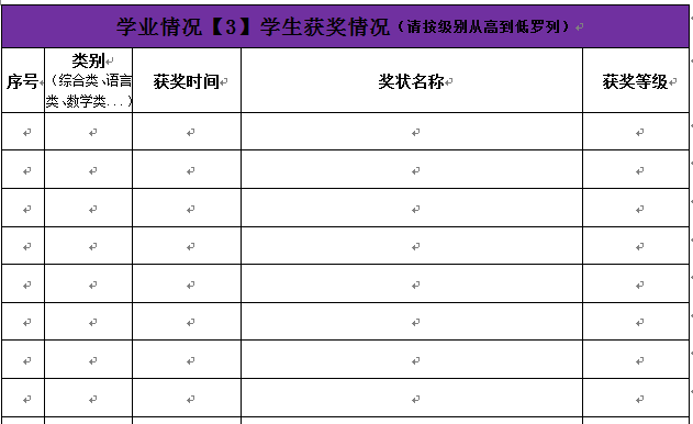 小学生小升初简历模板_小学生简历内容小升初_学生简历模板小升初