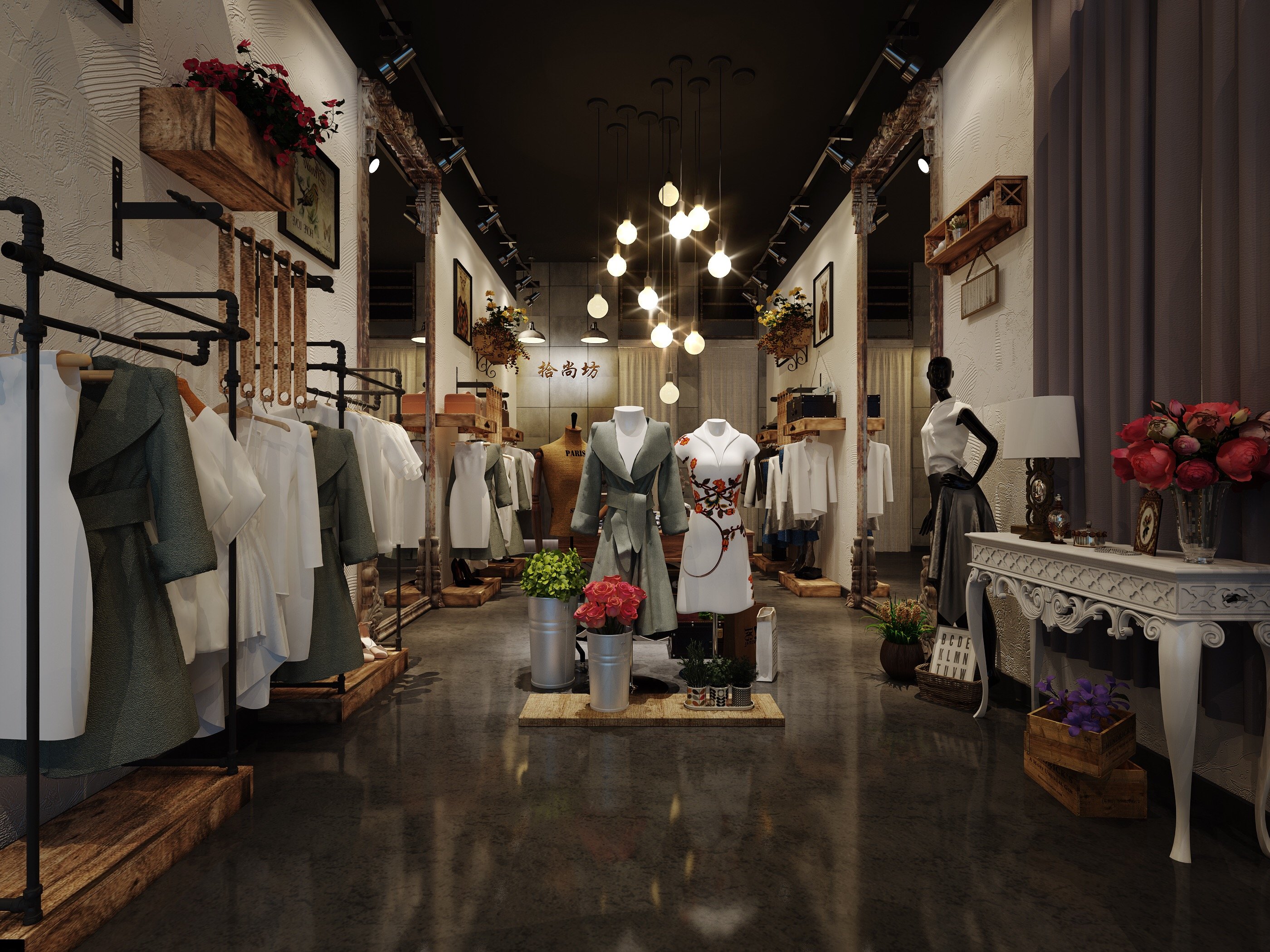 服装店的装修材料哪里有_装修服装店材料有哪些种类_装修服装店材料有甲醛吗