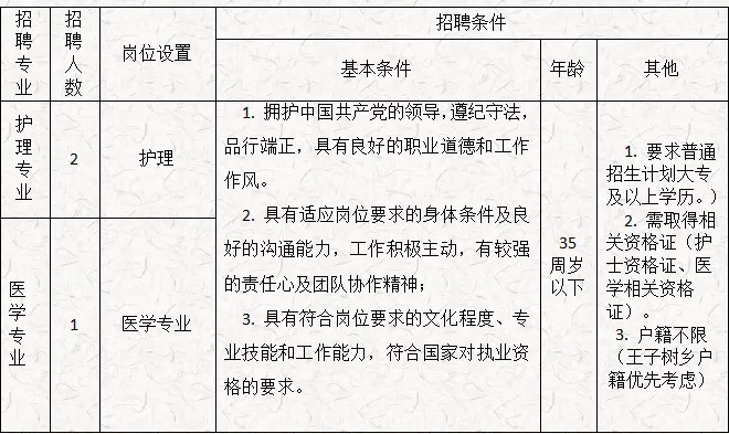 陇川县王子树卫生院2024年编外合同制人员公开招聘公告