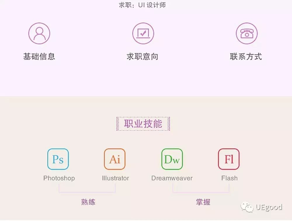 优秀ui设计师简历模板_优秀简历模块_优秀简历制作