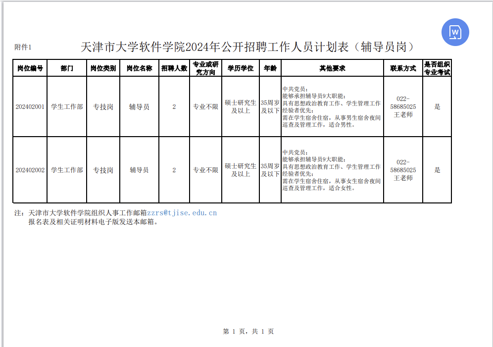 【天津】2024.7.12 最新招聘信息