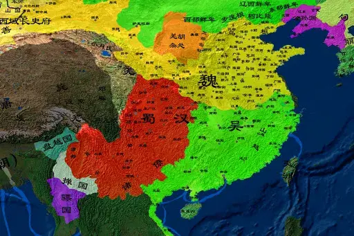 三国地图精确到州_三国地图_三国地图古今对照全图