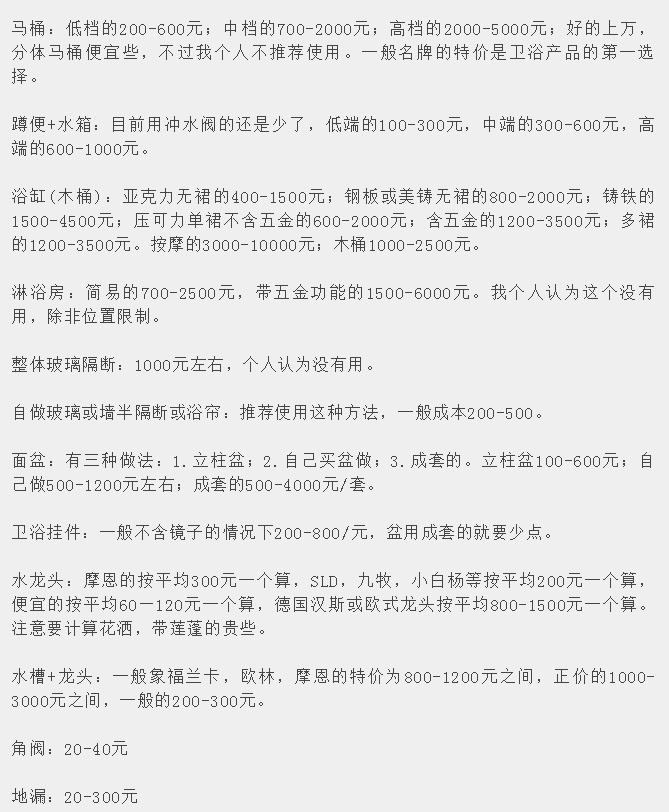 装修材料预算清单模板_清单预算装修材料怎么写_装修材料预算清单
