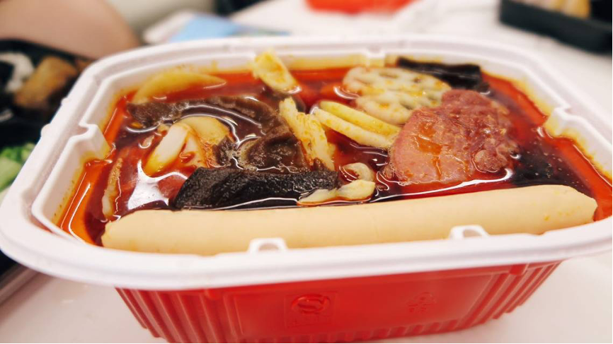 麻辣烫的装修风格_麻辣烫装修复古风格图片大全_麻辣烫店装修效果图片