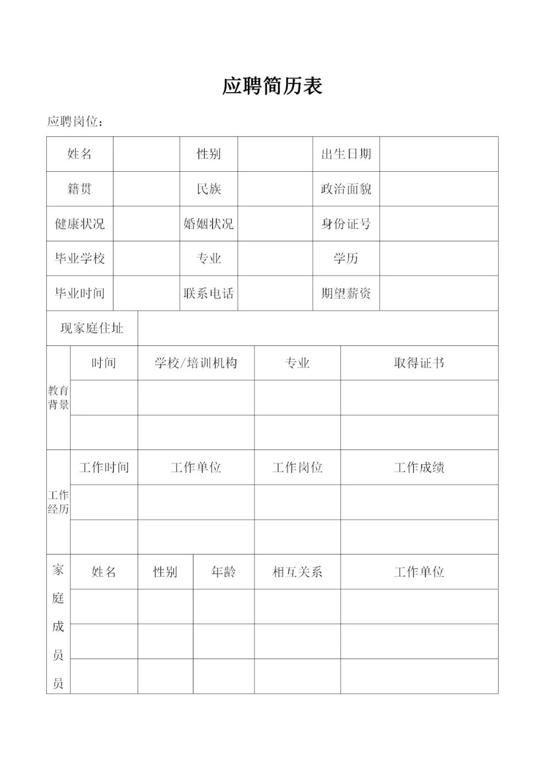 应聘简历模板老师怎么写_应聘老师怎么写简历_应聘老师简历模板