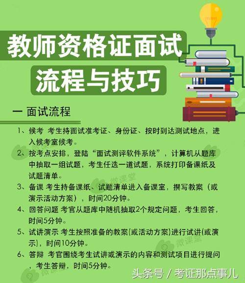 2017 上半年教师资格证面试流程和技巧，助你一次通过