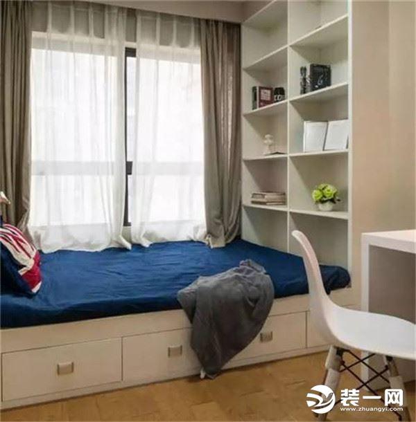 卧室装修书柜图片大全_卧室效果装修书柜图片_卧室书柜装修效果图片