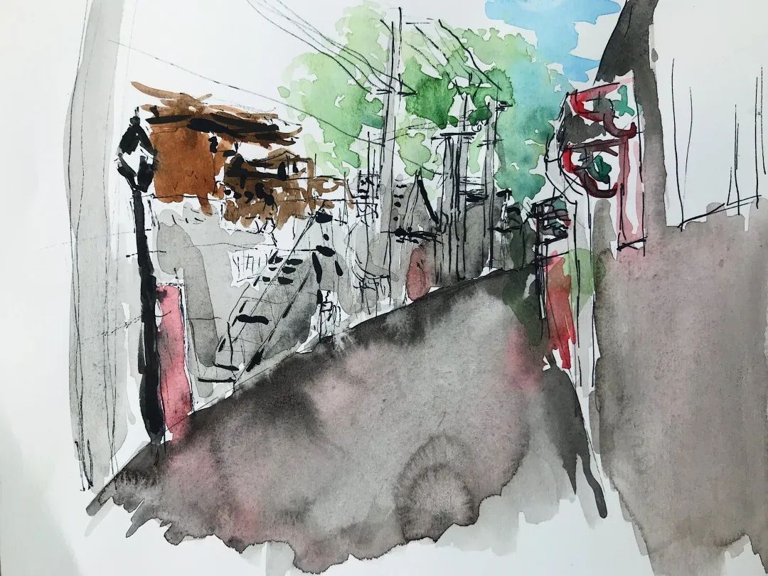 创意速写优秀作品_创意速写的表现技巧_creative sketch创意速写