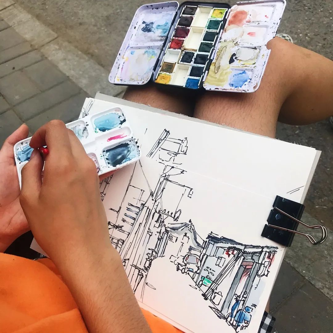 创意速写优秀作品_创意速写的表现技巧_creative sketch创意速写