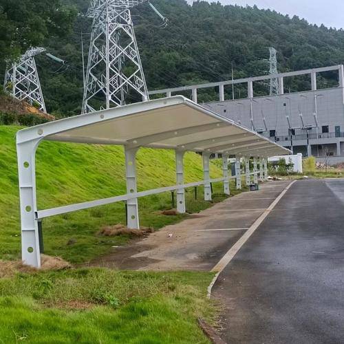 钢架结构车棚基础做法_钢结构车棚施工工艺_钢结构自行车棚施工图