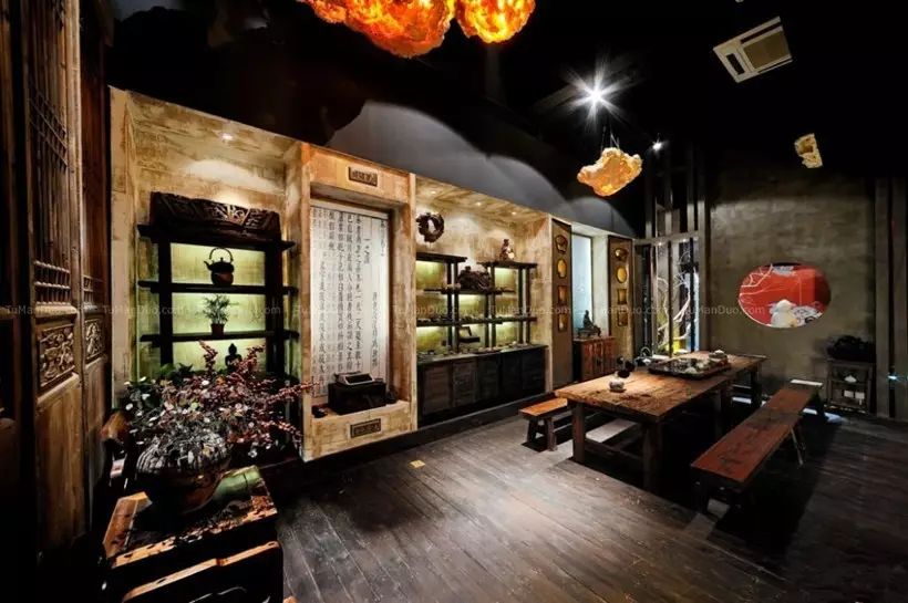 茶楼装修效果_效果装修茶楼图片大全_效果装修茶楼图片
