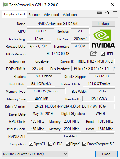 技嘉1050ti4g超频参数_技嘉1050ti超频软件_技嘉1050tioc超频