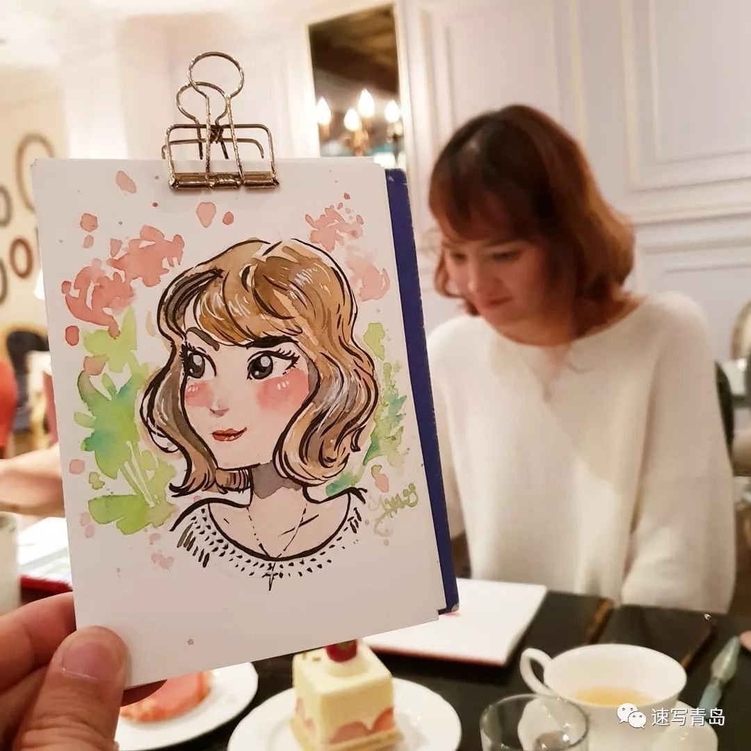 创意速写头像_创意速写图片_creative sketch创意速写