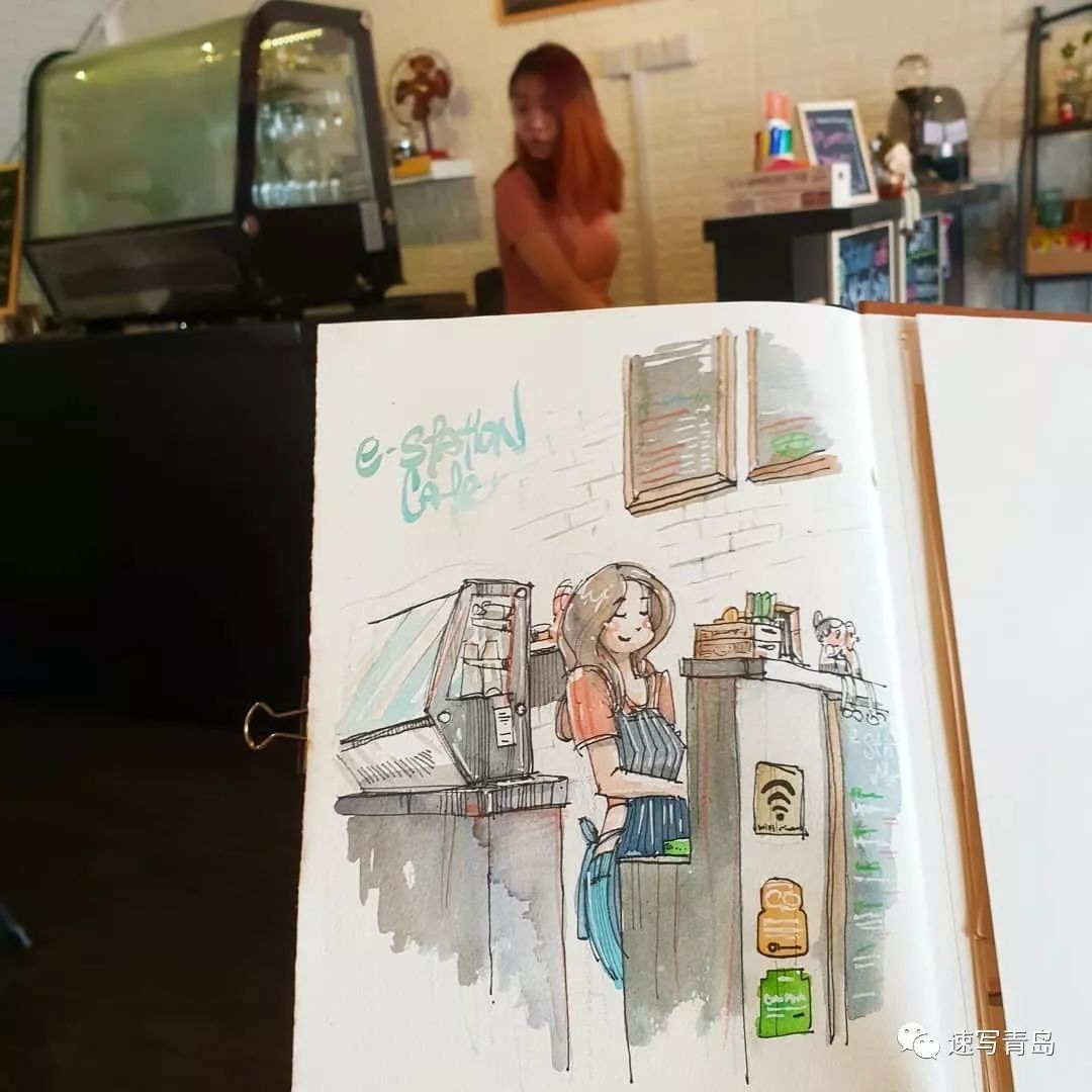 创意速写图片_创意速写头像_creative sketch创意速写