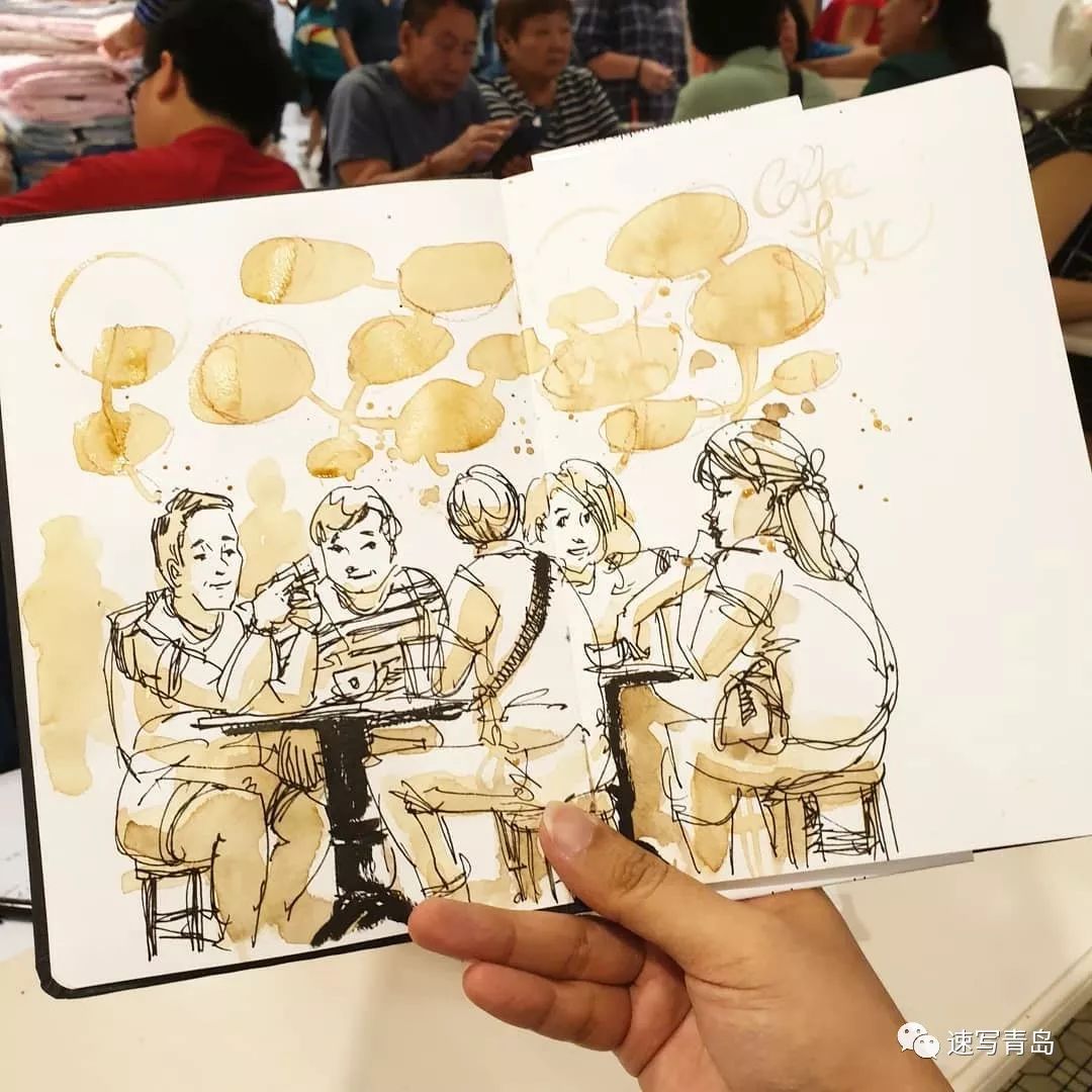 creative sketch创意速写_创意速写头像_创意速写图片