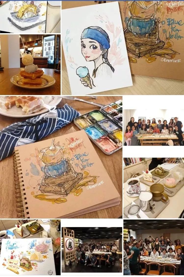 creative sketch创意速写_创意速写头像_创意速写图片