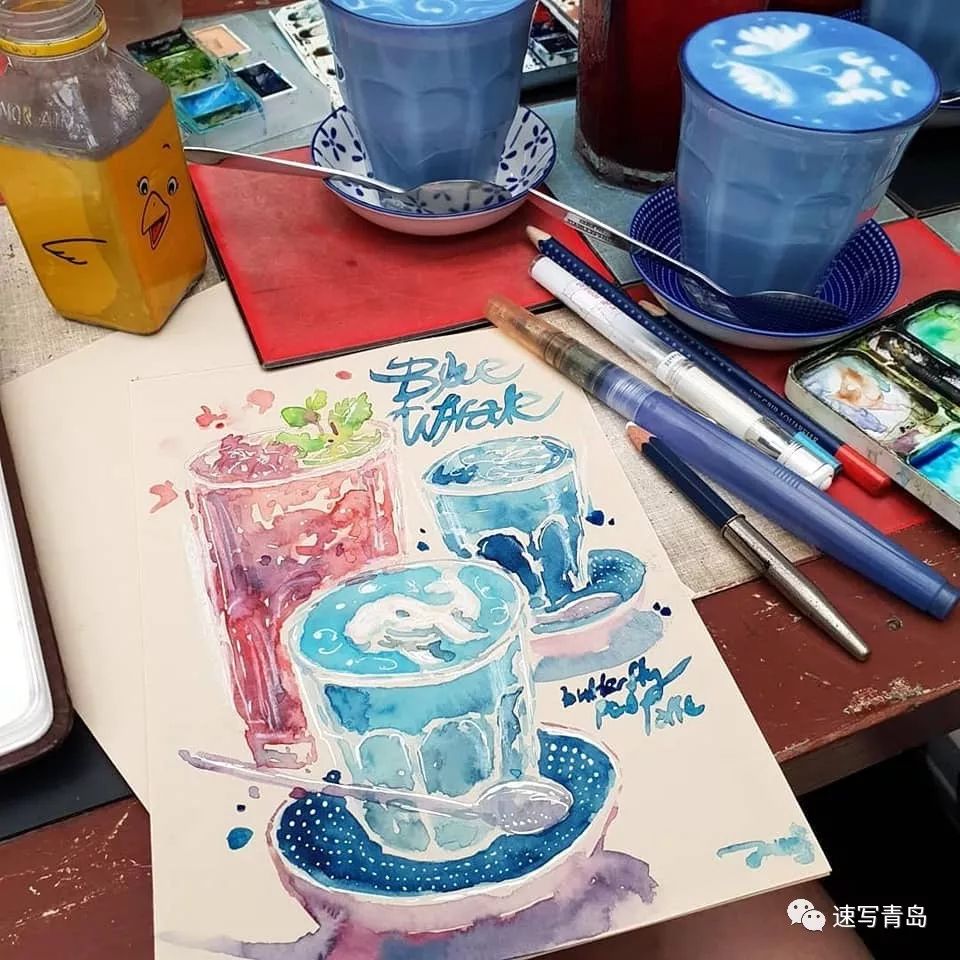 creative sketch创意速写_创意速写头像_创意速写图片