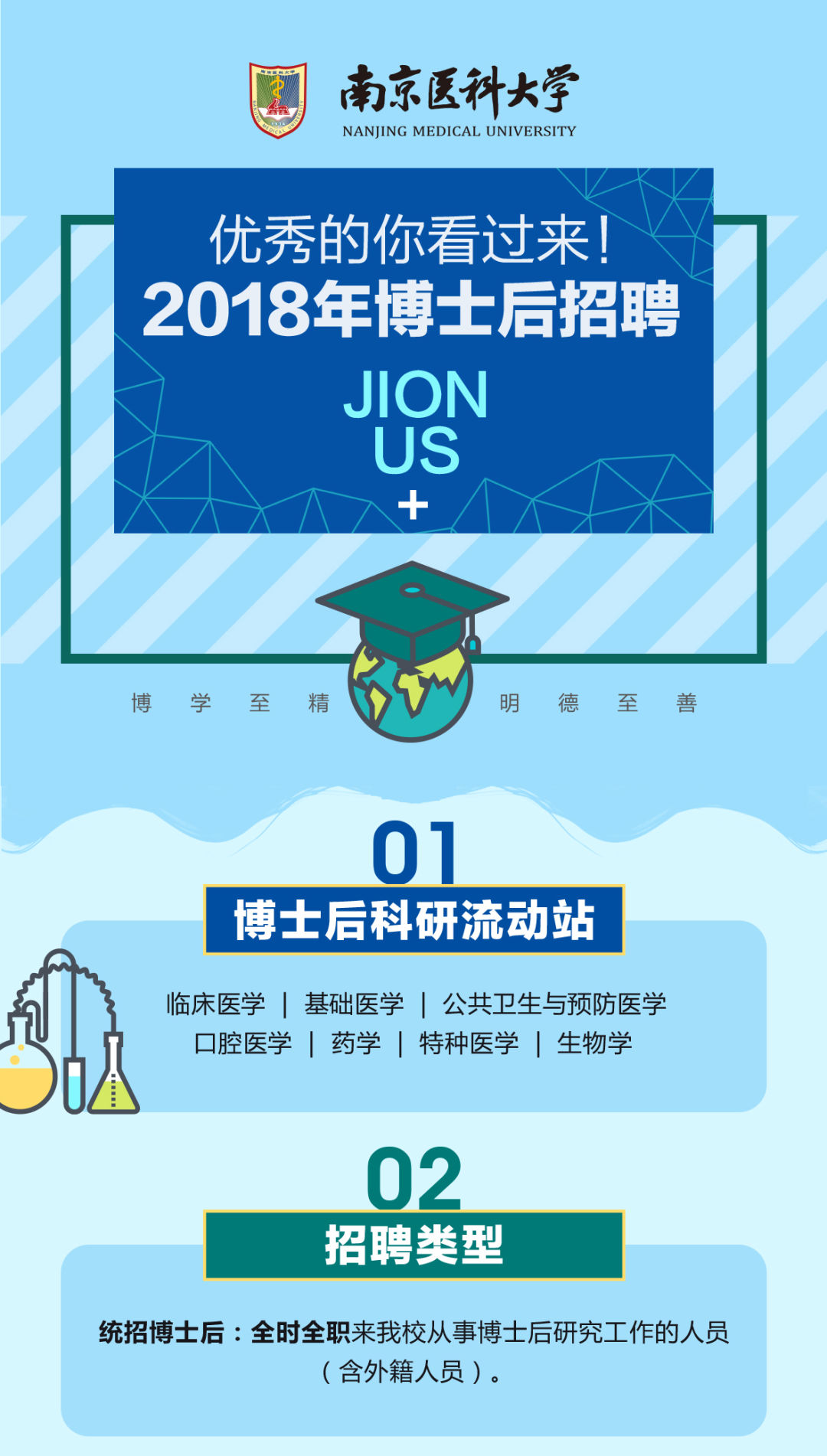 大连医科大学博士后招聘公告