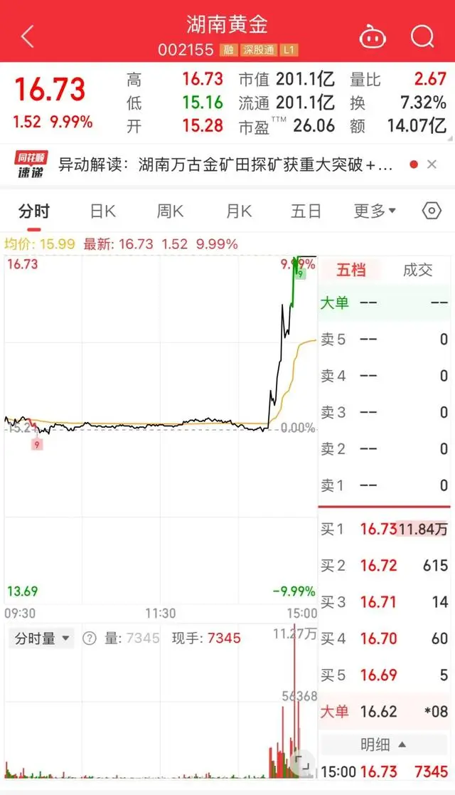 湖南黄金大涨原因_湖南黄金发现高品位金矿_