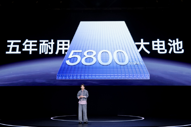 5800mAh 五年耐用大电池