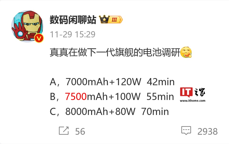 手机厂商开启电池军备竞赛，明年新机有望卷到7000mAh以上__手机厂商开启电池军备竞赛，明年新机有望卷到7000mAh以上