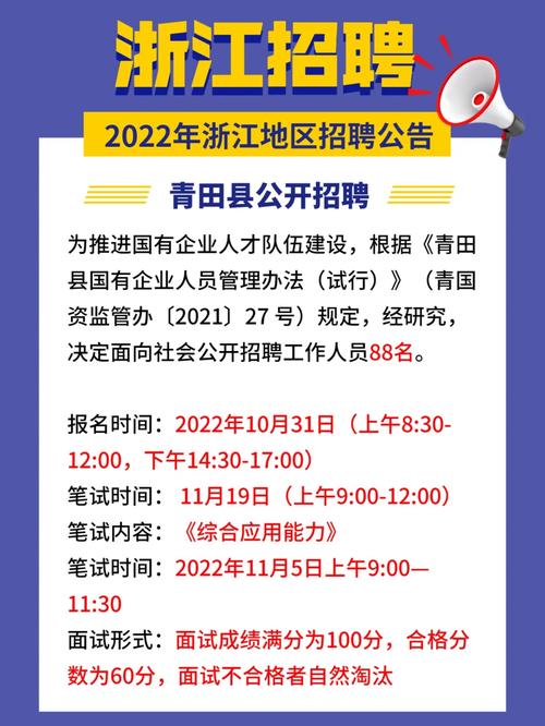 88名！临平区公开招聘！