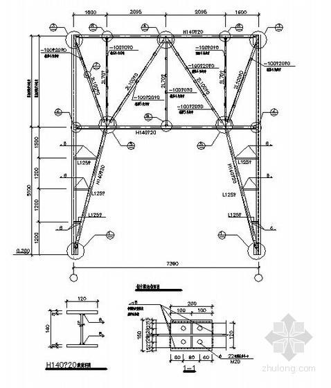 轻型钢屋架结构图_轻型钢屋架结构系统布置图_门式刚架轻型房屋钢结构设计与施工疑难问题释义