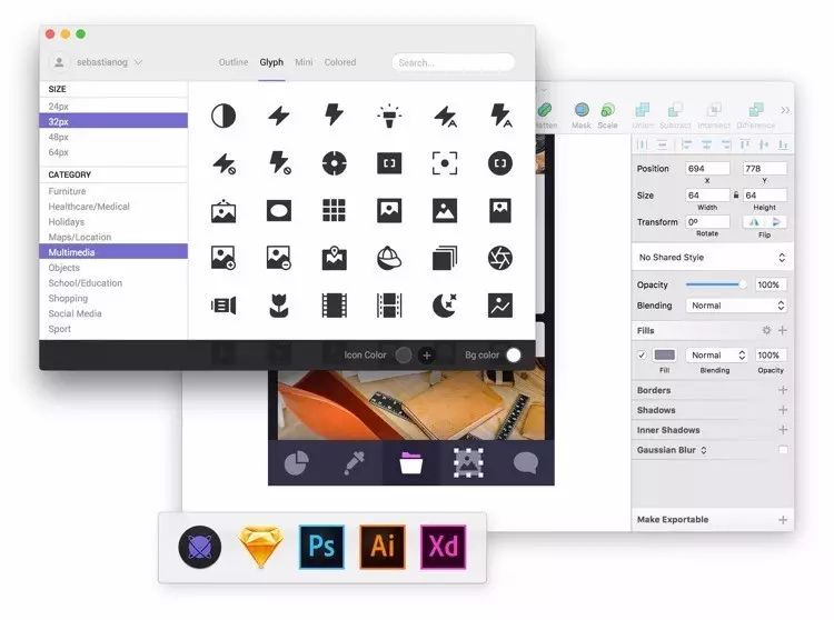 ai图标导入sketch_导入图标什么样子_sketch如何导入图标