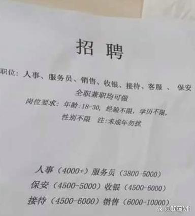 平顶山市巨福公司招聘启事