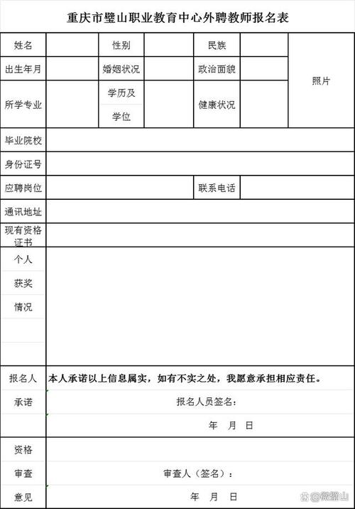 重庆璧山职教中心春期招聘教师12人公告