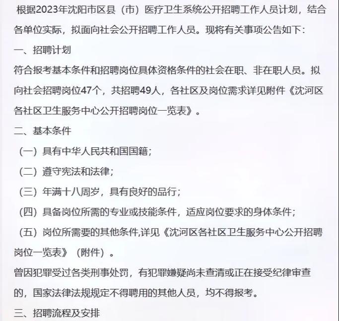 沈阳市招聘城市社区低碳经济服务站社区工作人员公告