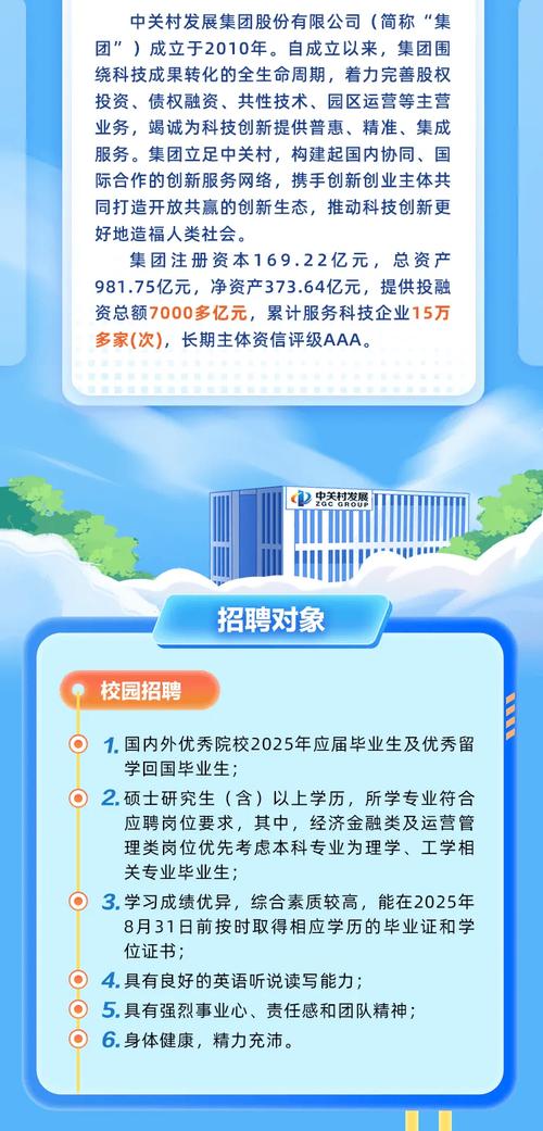 招聘信息 || 中关村人工智能研究院2025年招聘专场
