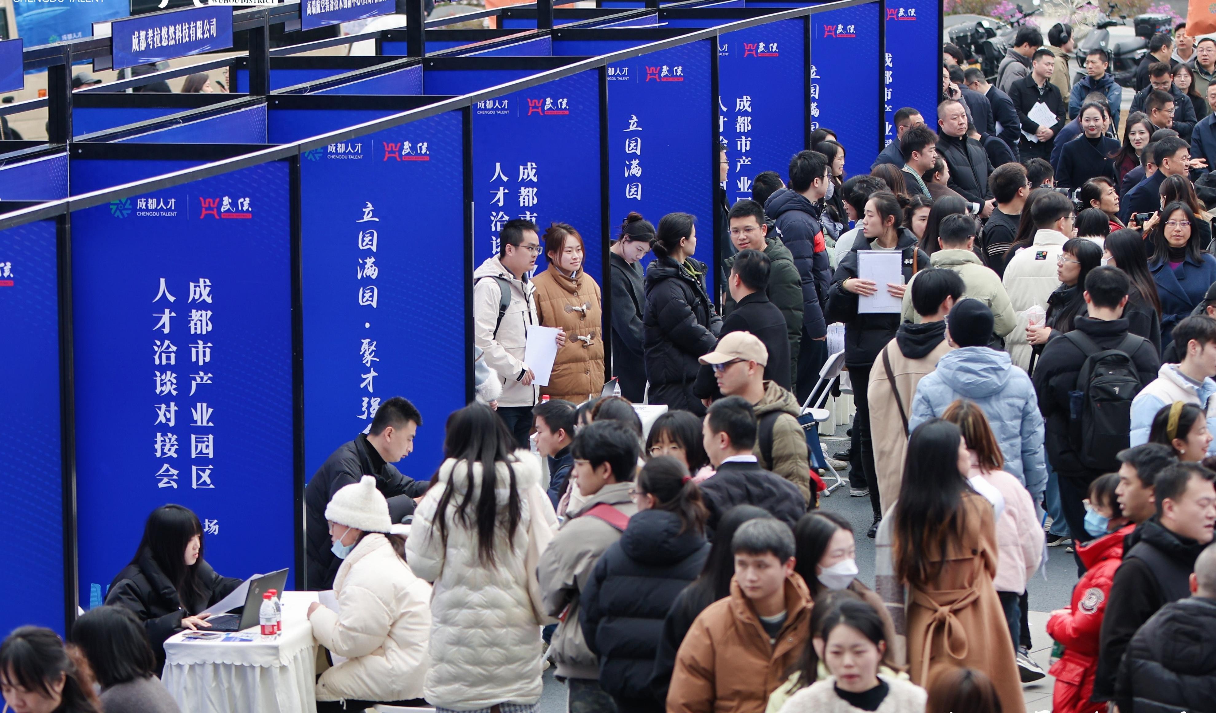 招工 2025成都产业园区人才洽谈会成功举办，2600余岗位吸引计算机与医学背景人才