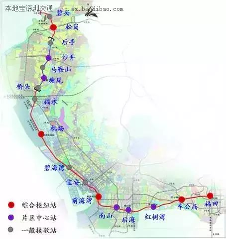 深圳地铁11号线即将开通：连接福田中心区与西部滨海地区的机场快线