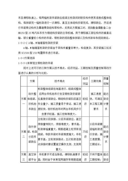 吊装钢结构方案_钢构件吊装工艺有哪些要点_钢结构吊装施工工艺