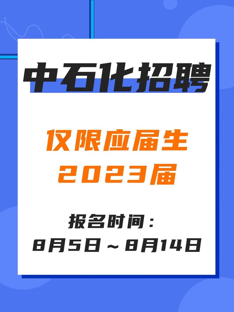 中国石化招聘信息