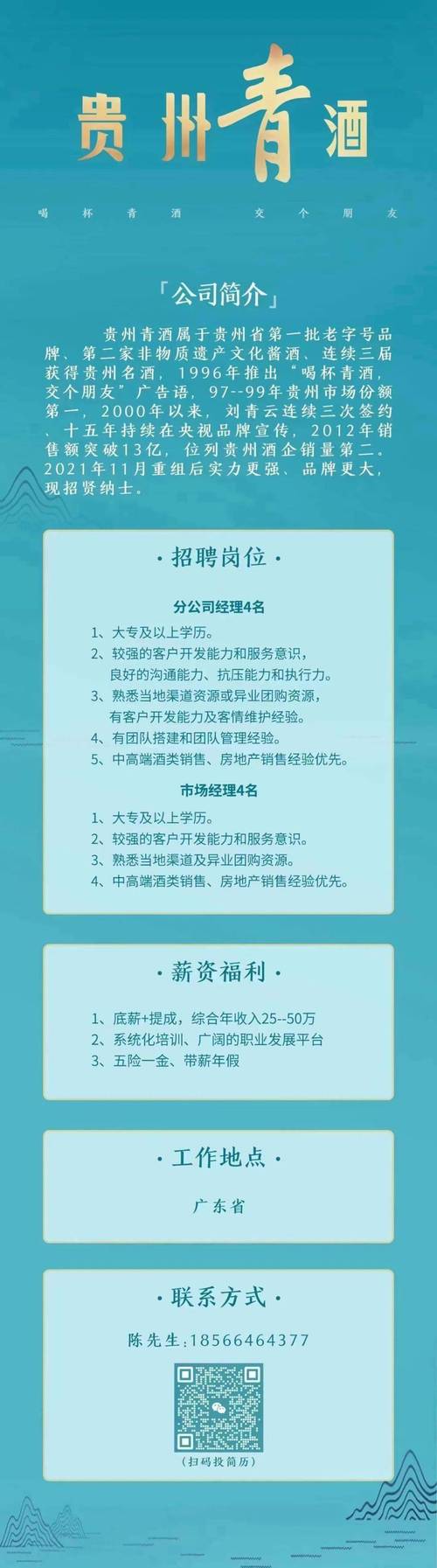 青海洲禾企业管理有限公司招聘信息