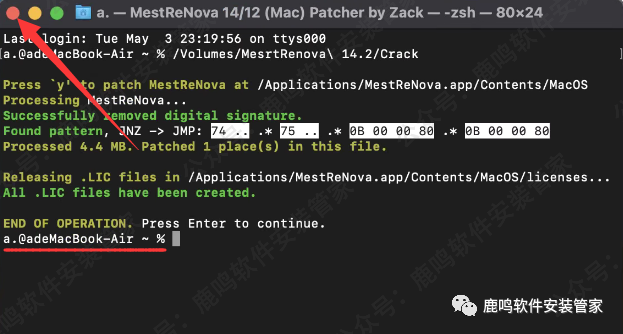 mestrenova mac _ Mac软件安装密码修复 _A.MestReNova 14.2 安装教程 Mac 