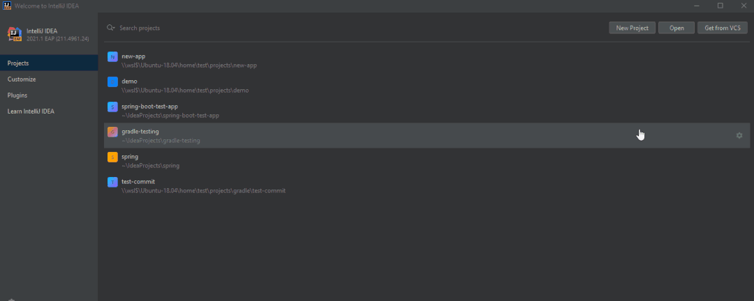 IntelliJ IDEA Java 16 支持 _intellij idea 16_IntelliJ IDEA 2021.1 EAP 1 更新 