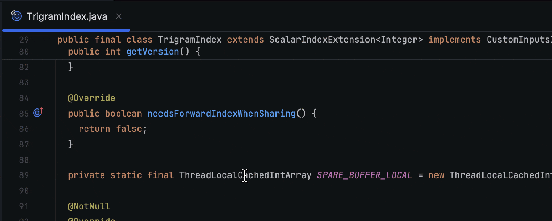 IntelliJ IDEA 2024.1 新终端功能_intellij idea_IDEA 2024.1 粘性行编辑器
