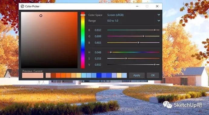 V-Ray 3.6 SketchUp渲染器_V-Ray 3.6 GPU渲染功能_sketch up vr材质