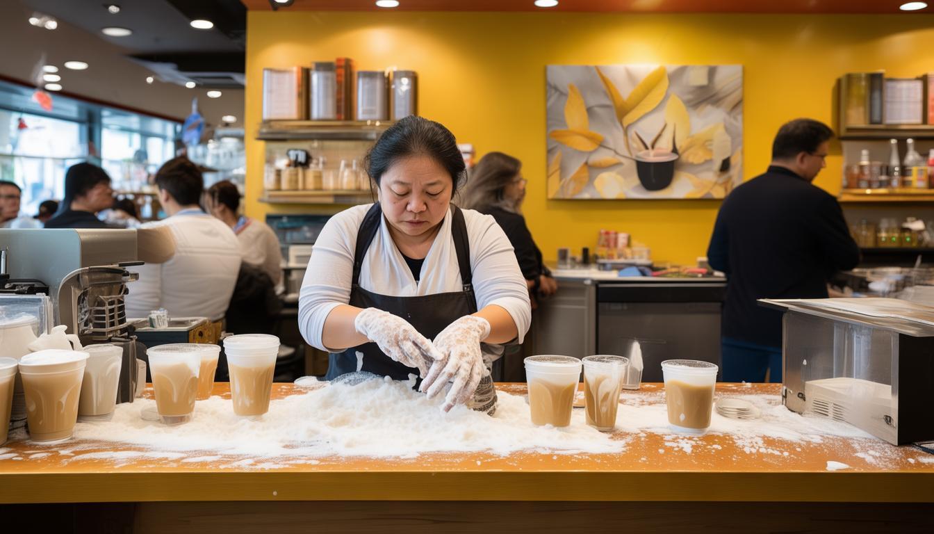 奶茶店卫生检查要求_奶茶店兼职骗局_奶茶店兼职工作压力